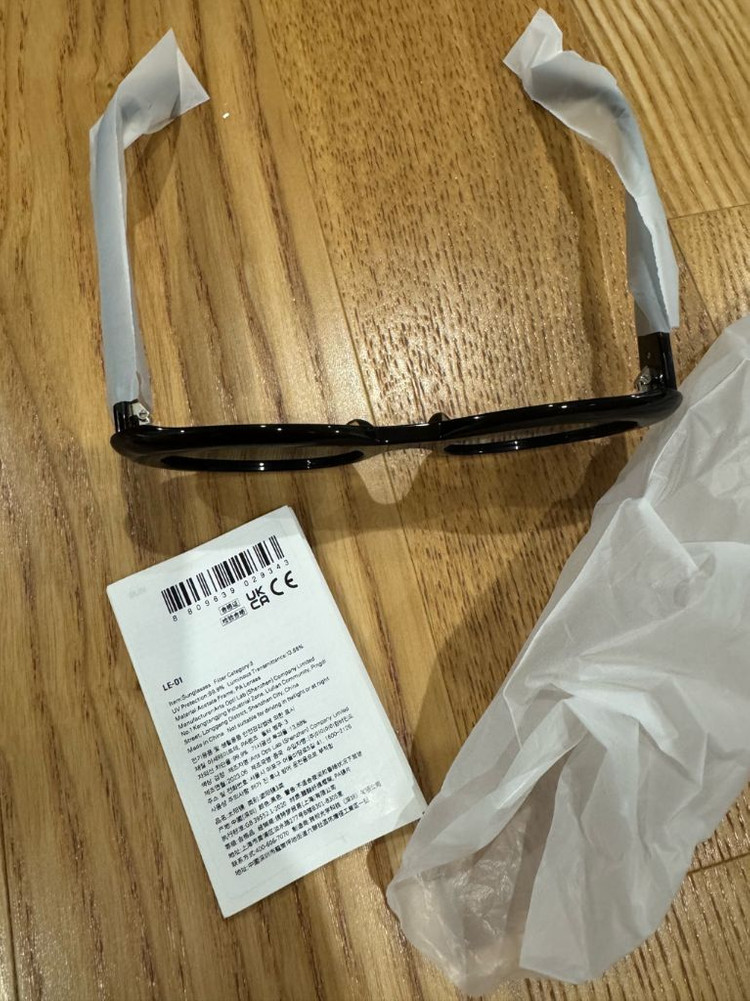 젠틀몬스터 LE-01 블랙 선글라스 이미지