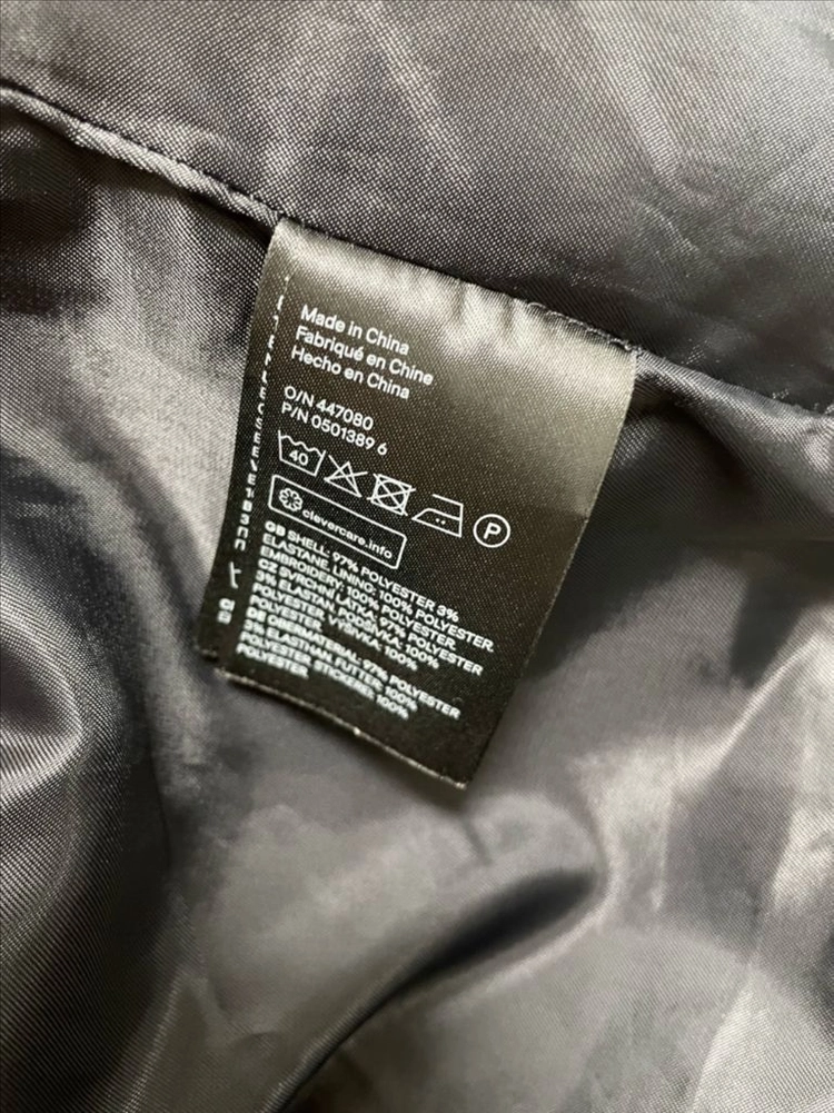 H&M 집업 자수 블루종 네이비 L 이미지
