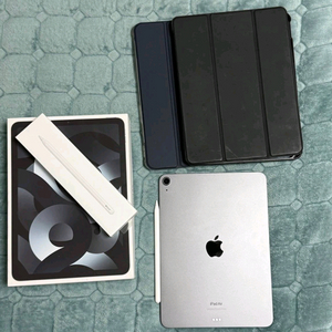 아이패드 에어5 + 애플펜슬2 + 케이스 2개 이미지