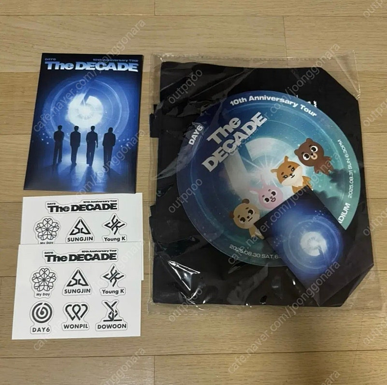 데이식스 입장키트,마이데이 5기 키트,타투스티커 이미지