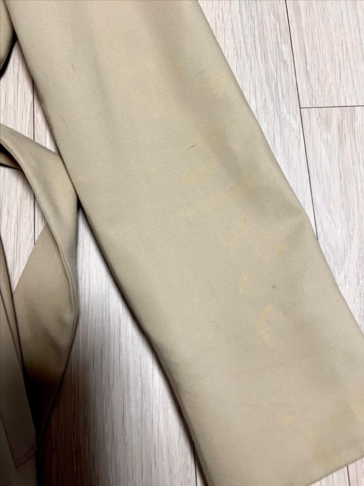 제평 애니 ANY 스탠카라 트렌치 원피스 겸 코트 더블버튼 롱자켓 베이지 이미지