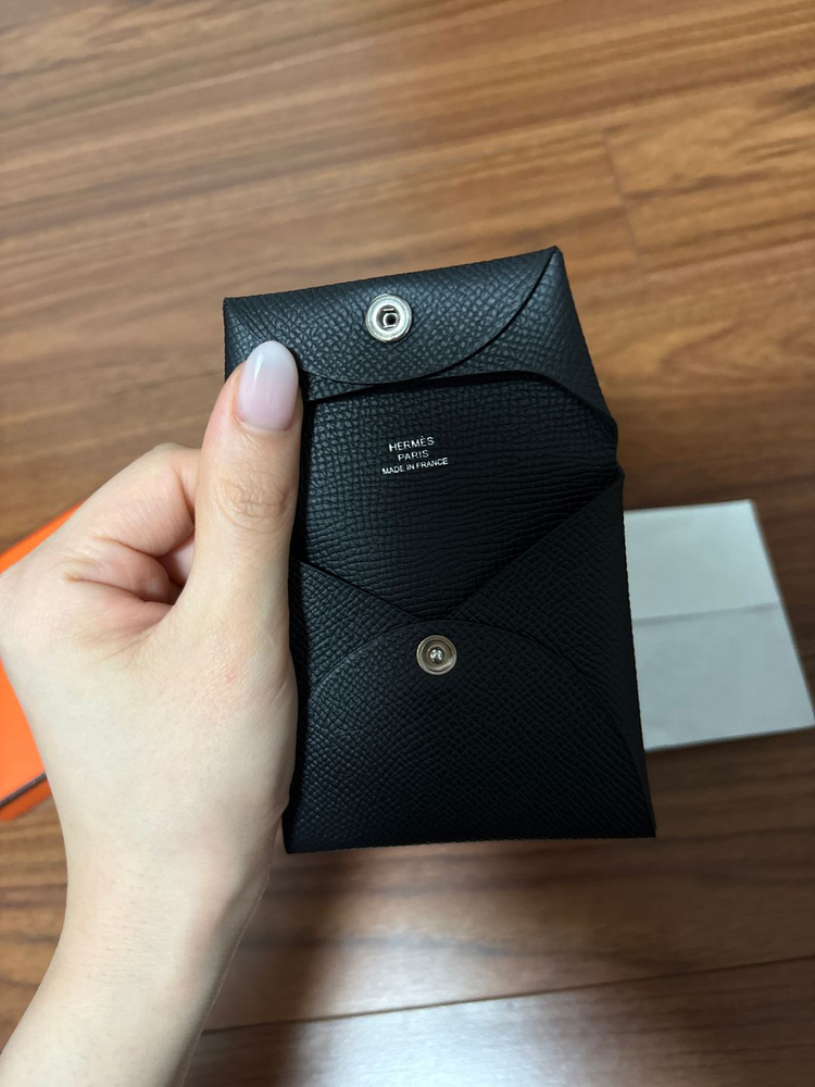 [급처]에르메스 바스티아 체인지 퍼스 앱송 누아 지갑 판매합니다. 이미지