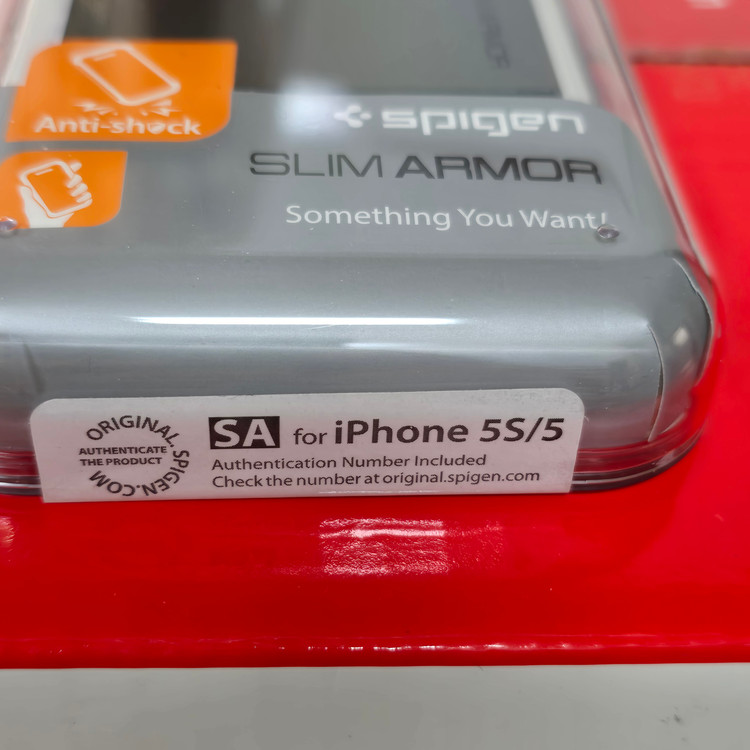 아이폰 5/5s/SE1 용 케이스 슈피겐 Slim Armor 건메탈 이미지