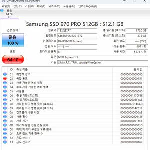 삼성 970 PRO M.2 NVMe 512GB 이미지