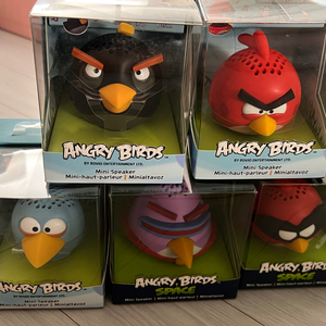 앵그리버드 미니 포터블 스피커 5종 세트 이미지