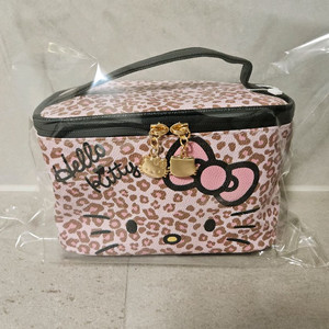 키티레오파드파우치 탑핸들 화장품파우치 이미지