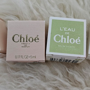 끌로에 4종 향수 이미지