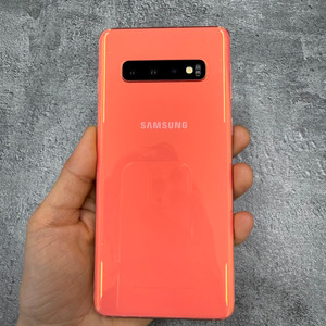 갤럭시 S10 주황 128기가 이미지