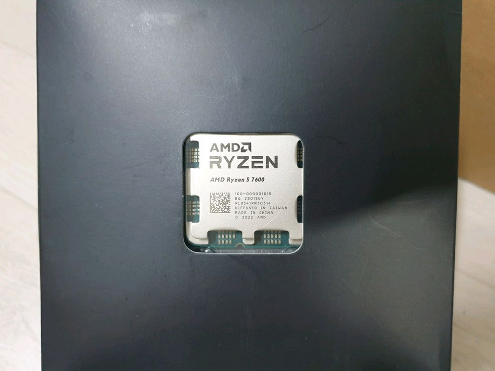 AMD 라이젠5 7600 5.525GHz 고수율 CPU (번들쿨러 포함) 이미지