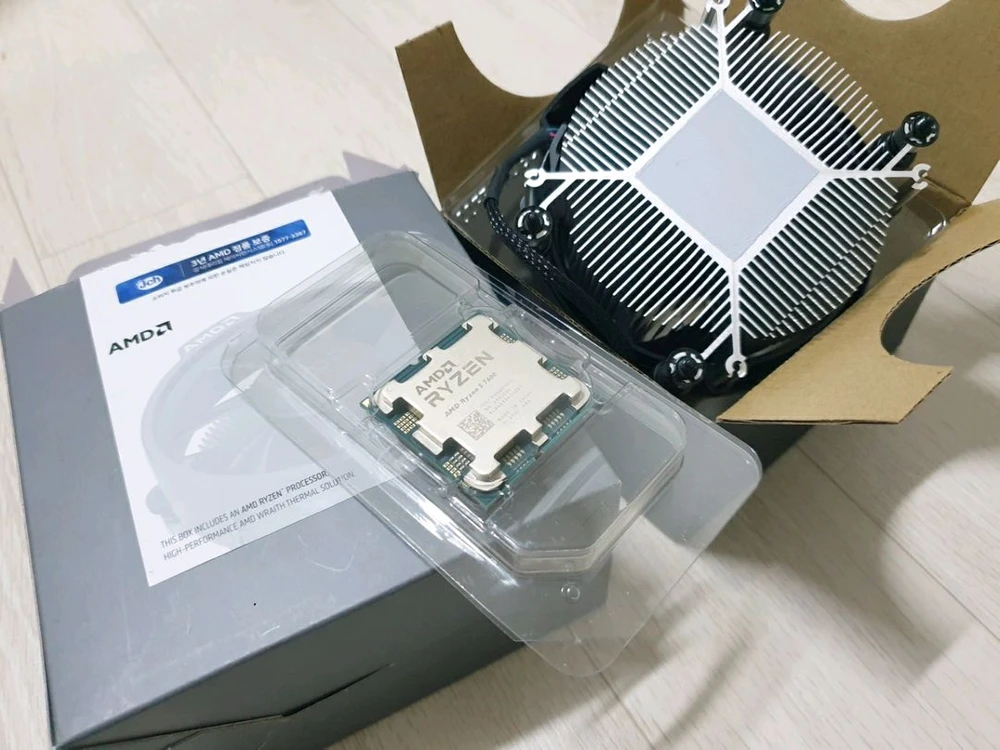 AMD 라이젠5 7600 5.5GHz 고수율 CPU (번들쿨러 포함) 이미지