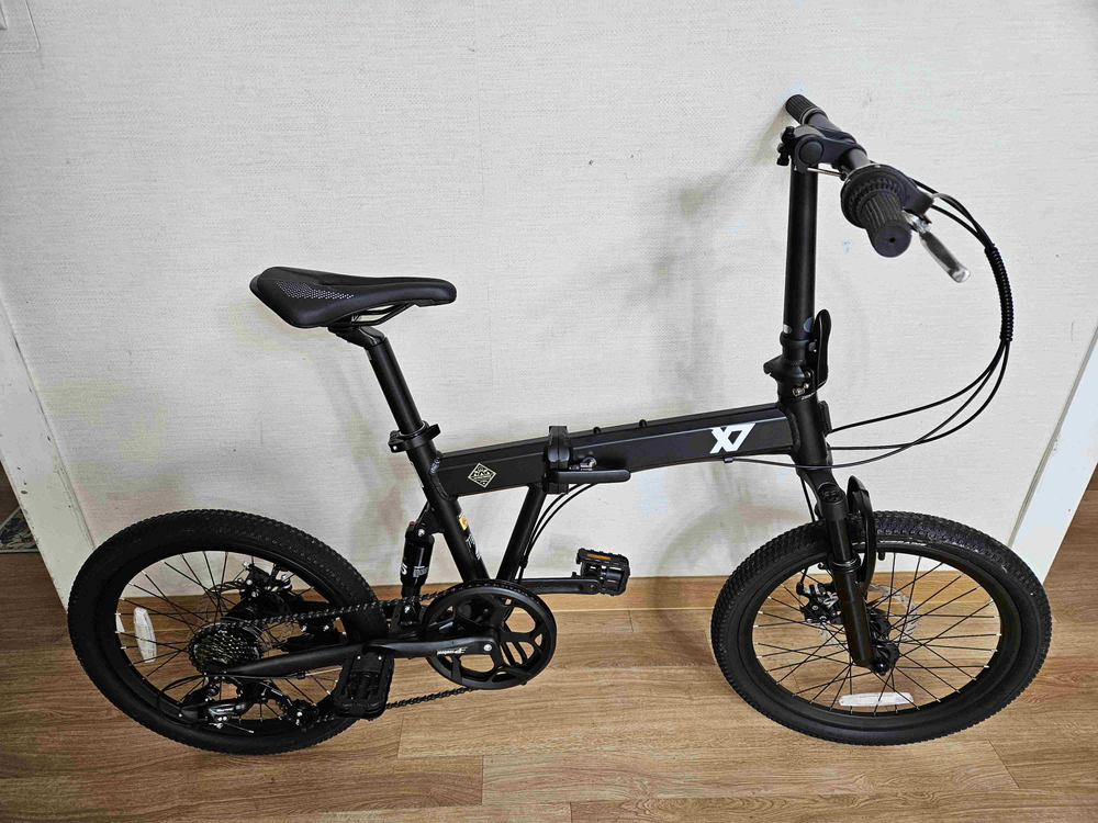 노브 X7 풀샥 접이식 자전거 이미지