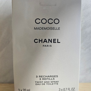 [CHANEL]코코 마드모아젤 오 드 뚜왈렛(3x20ml)116040 새제품 팝니다. 이미지