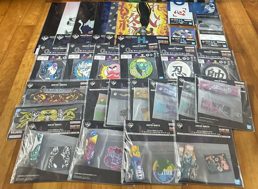 제일복권 헌터헌터 키메라 앤트 그리드 아일랜드 라스트원 네페르피트 곤 키르아 겐스루 주사위 카드 포스터 피규어 이미지