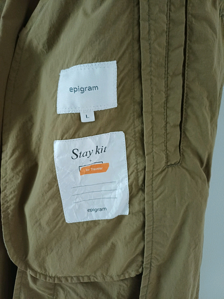 남성 코오롱 에피그램 봄.가을 여름 코트 (새상품급.스판100) 이미지