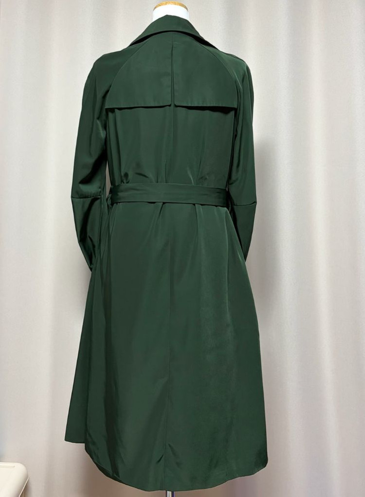 상태좋음)드라이함.ZARA.트렌치코트.벨트코트.딥그린.클래식코트.봄코트.가을코트.데일리.자라.55.66.코트.자켓 이미지