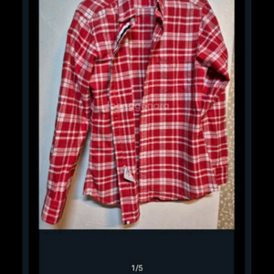 톰브라운 체크 셔츠. S 이미지