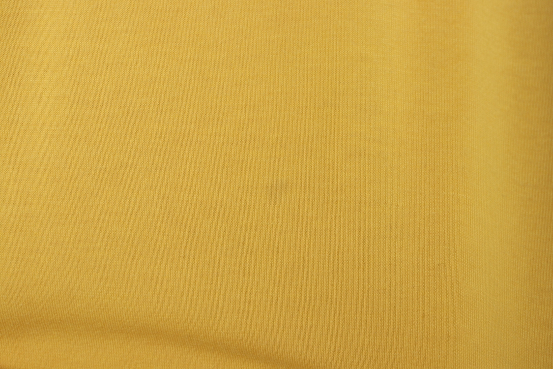 (S) 더니트컴퍼니 반팔 티셔츠 부분얼룩 노랑 무지 이미지