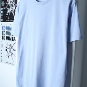 (S) 더니트컴퍼니 반팔 티셔츠 연블루 무지 솔리드 이미지