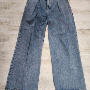 NOT4NERD 낫포너드 원턱 와이드 데님 팬츠. L(32~34) 청바지 이미지