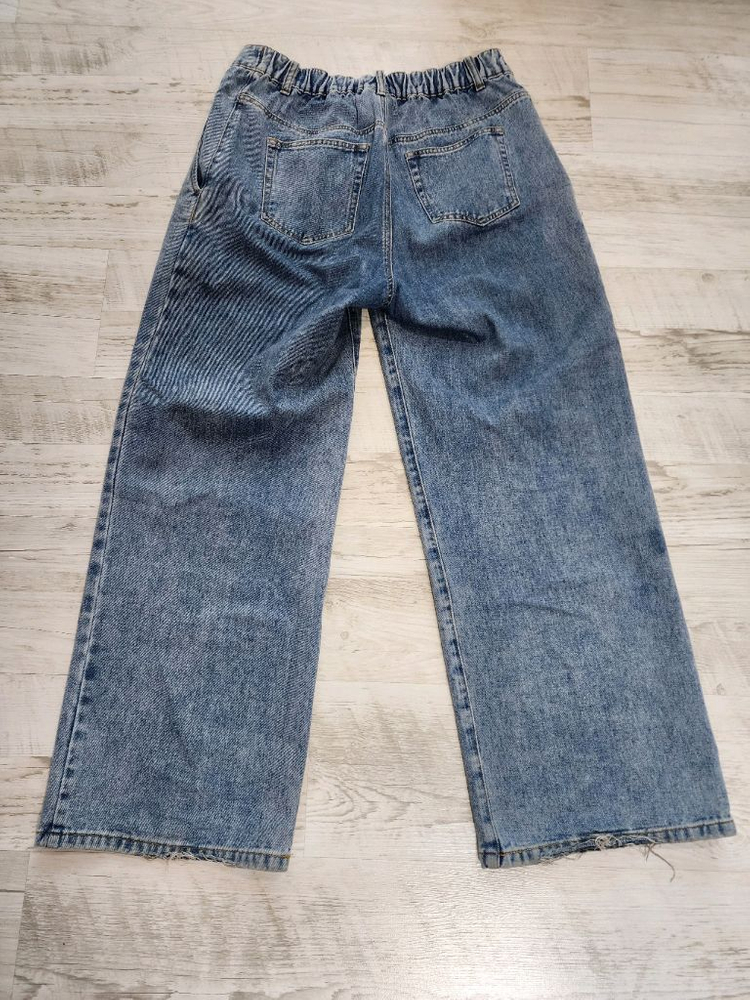 NOT4NERD 낫포너드 원턱 와이드 데님 팬츠. L(32~34) 청바지 이미지