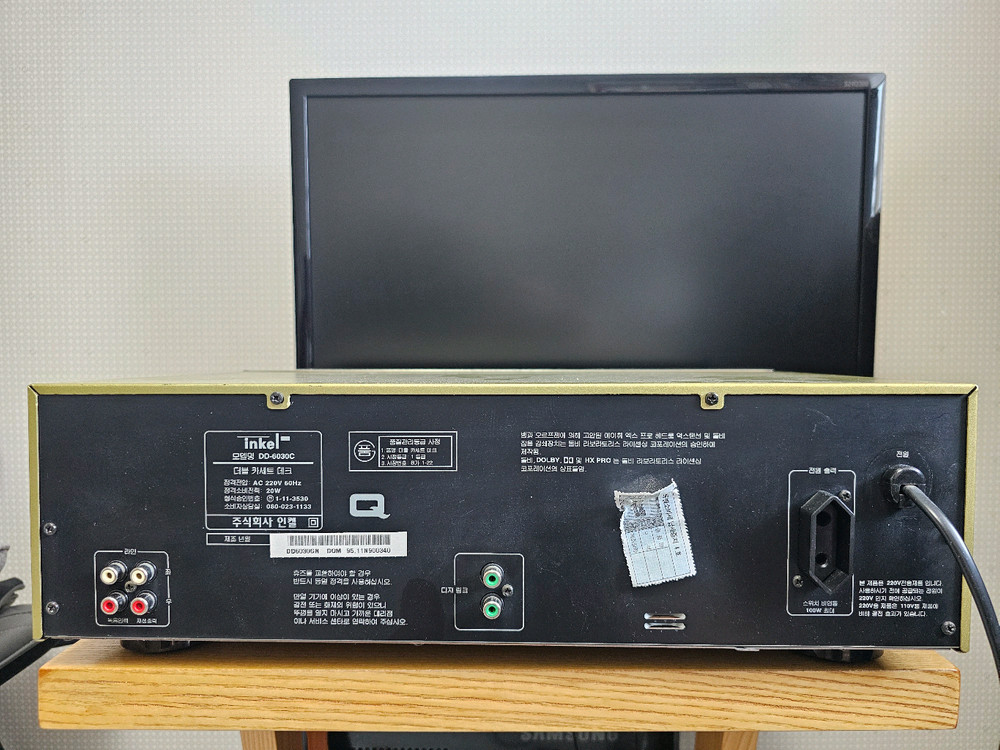 인켈 오디오 더블카세트데크 dd6030 이미지