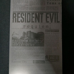 바이오하자드 레퀴엠 스틸북 게임X 닌텐도 스위치용 (택포) 이미지