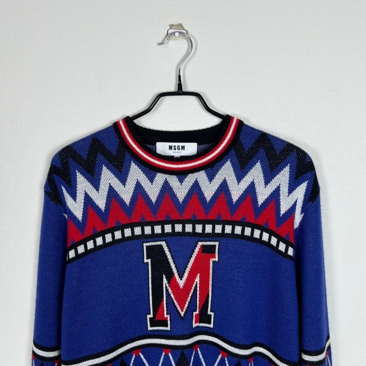 MSGM/오버핏 울 니트 여S M/라덴 이미지