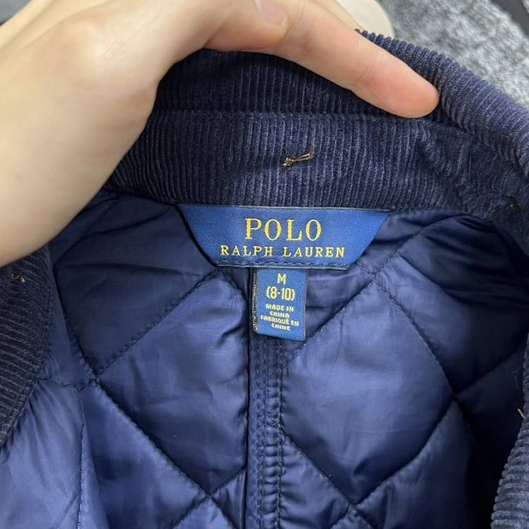 폴로 랄프로렌/퀼팅 롱 패딩 자켓 아동8 9 10/라덴 이미지