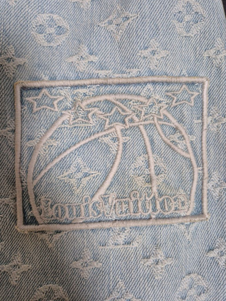 정품)루이비통 데님자켓(NBA한정판52)105판매 이미지