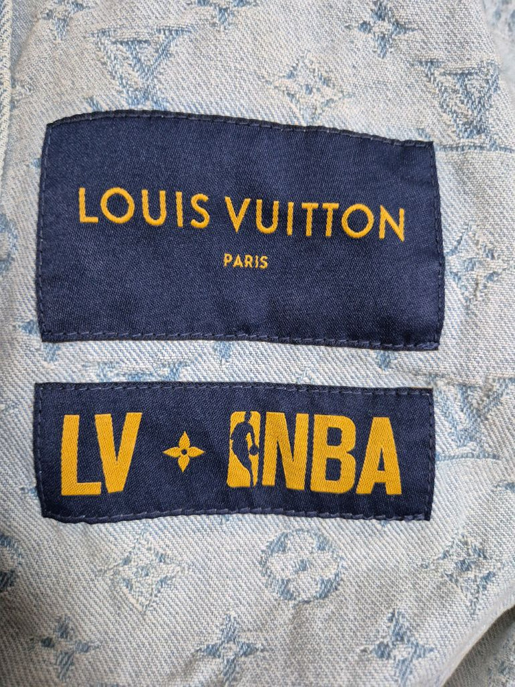 정품)루이비통 데님자켓(NBA한정판52)105판매 이미지