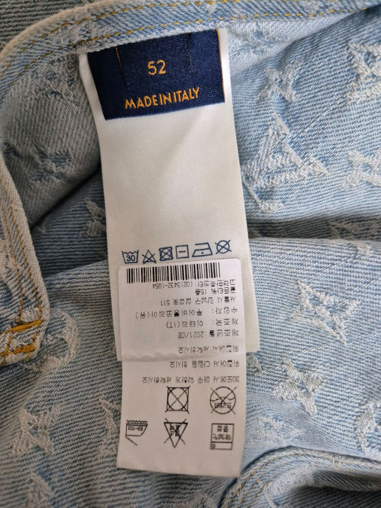 정품)루이비통 데님자켓(NBA한정판52)105판매 이미지