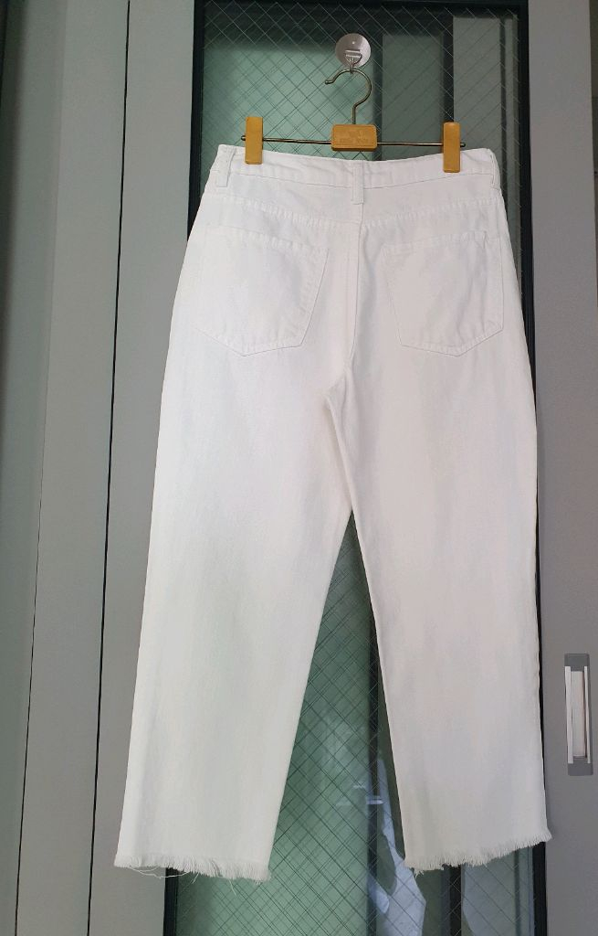 (상태좋음)포에버21 화이트 바지 26~27 이미지