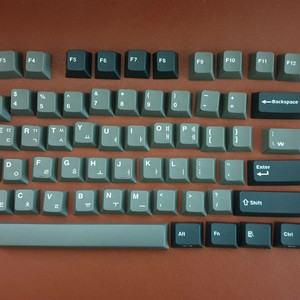 레오폴드 그라파이트 화이트 87키 한영키캡 이미지