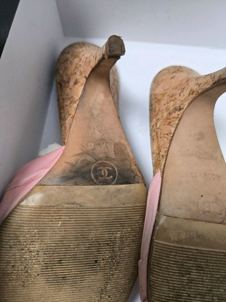 샤넬 핑크샌들 이미지