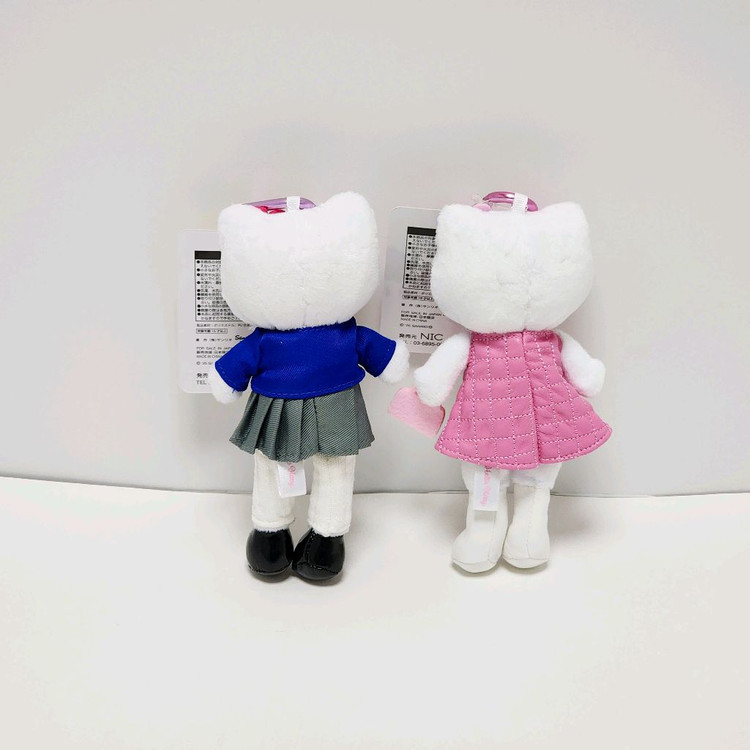 일본정품)산리오 롱다리 키티 마스코트 인형 키링 새상품_핑크 코갸루 고고갸루 스타일업 교복 마콧 공식 굿즈 이미지