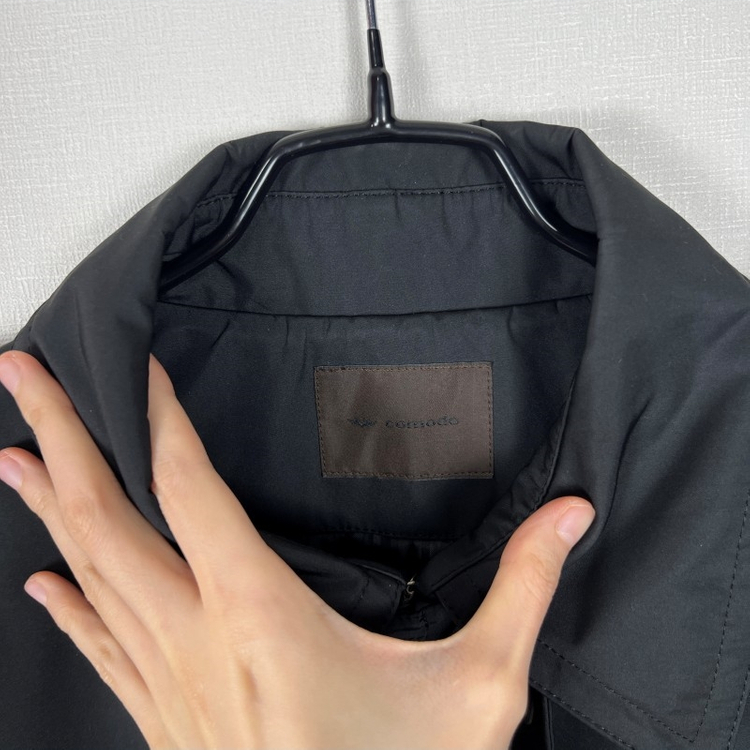 코모도/더블 트렌치 코트 자켓 블랙 남L 100/라덴 이미지
