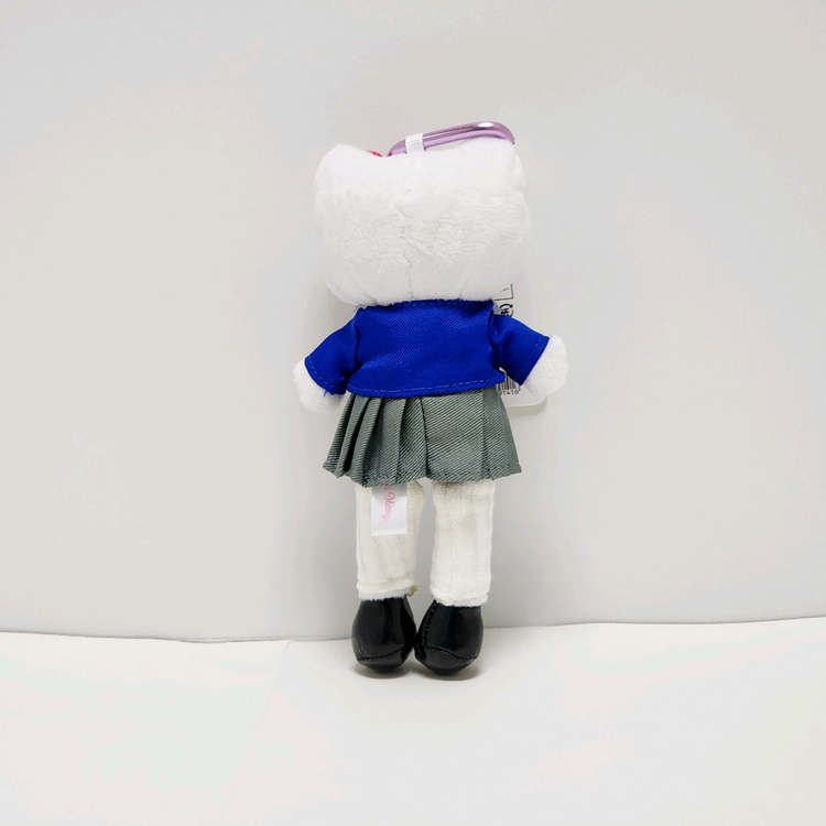 일본정품)산리오 롱다리 키티_코갸루 교복_새상품 마스코트_인형 키링 누이_고고걸 고고갸루 스타일업 치마 굿즈 이미지