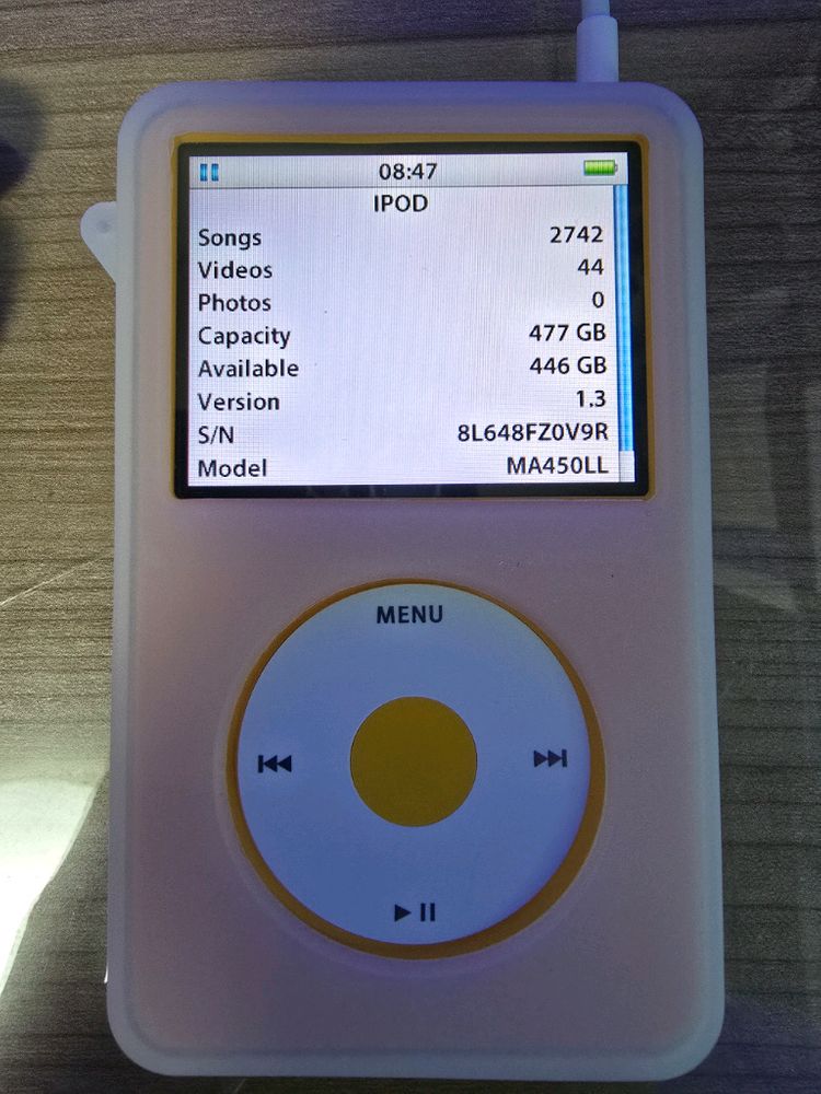 신품급 아이팟(ipod) 클래식 5.5세대 SSD 512GB, 3000mAh 배터리 업그레이드 이미지