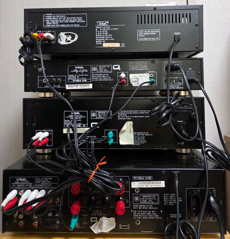 인켈 오디오 4단세트,올 수리된 제품 이미지