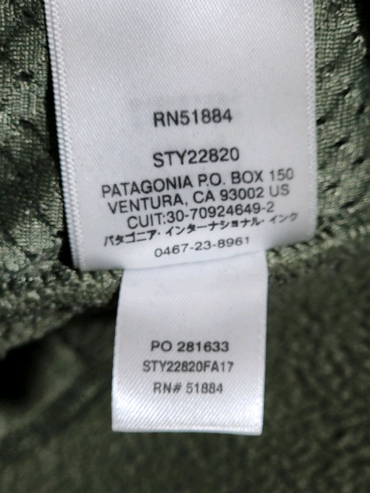 (L) 파타고니아 레트로 후리스 조끼 카키 플리스 베스트 이미지