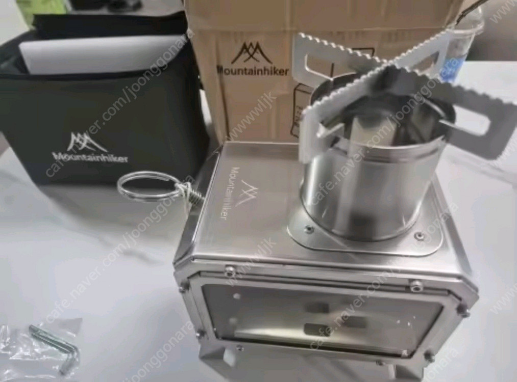 캠핑용 유리 휴대용 화목 난로 - 새상품 이미지