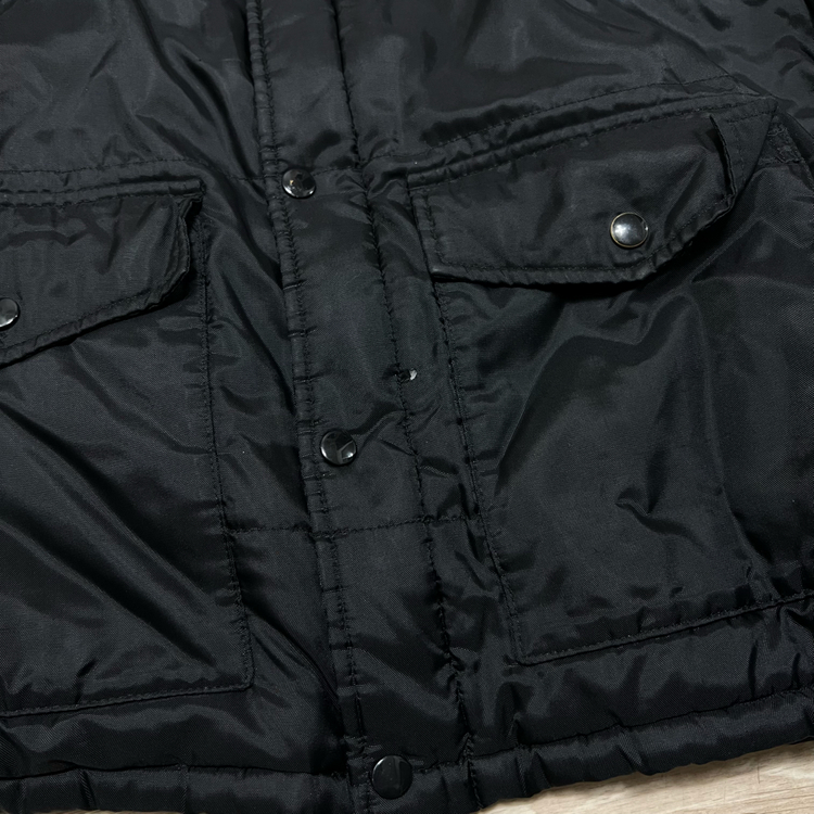 슈프림 사이드라인 로고 암밴드 플리스 안감 패딩 점퍼 [블랙] L/100 이미지