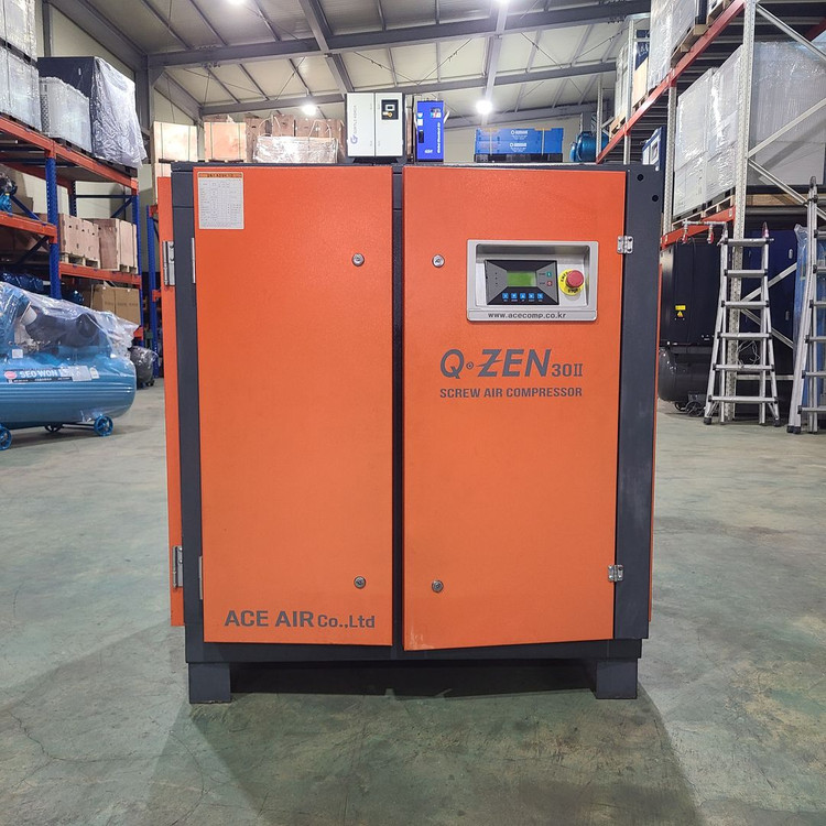 30마력 스크류 콤프레샤 세트 – 중고 콤프레셔 이미지