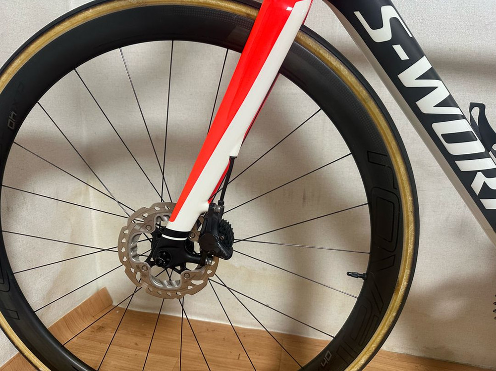 스페셜라이즈드 에스웤 sl5 디스크 듀라에이스 9070 di2 로발 카본휠셋 파워미터세팅 이미지