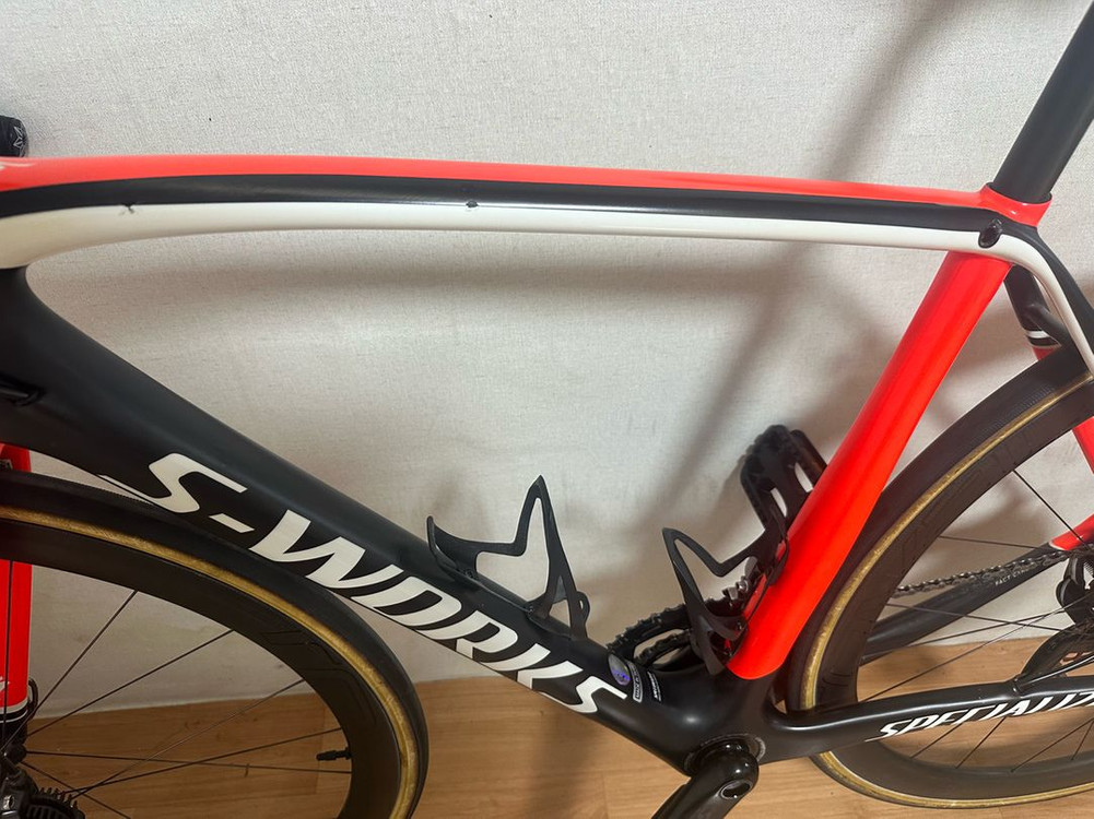 스페셜라이즈드 에스웤 sl5 디스크 듀라에이스 9070 di2 로발 카본휠셋 파워미터세팅 이미지