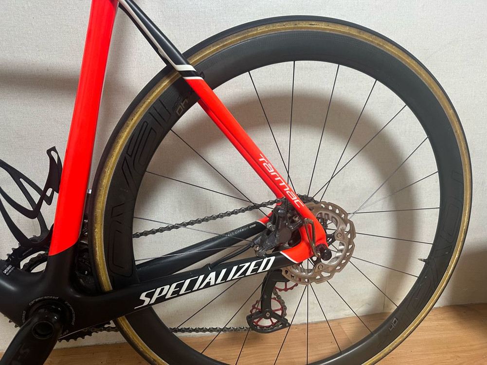 스페셜라이즈드 에스웤 sl5 디스크 듀라에이스 9070 di2 로발 카본휠셋 파워미터세팅 이미지