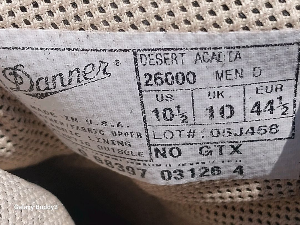미군지급용 부츠 데저트 아카디아(Desert Acadia) 280-285 이미지