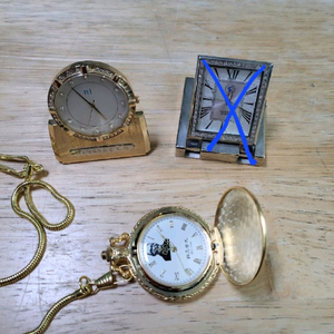 백벞김구 선생 회중시계, 국정원,탁상시계 이미지