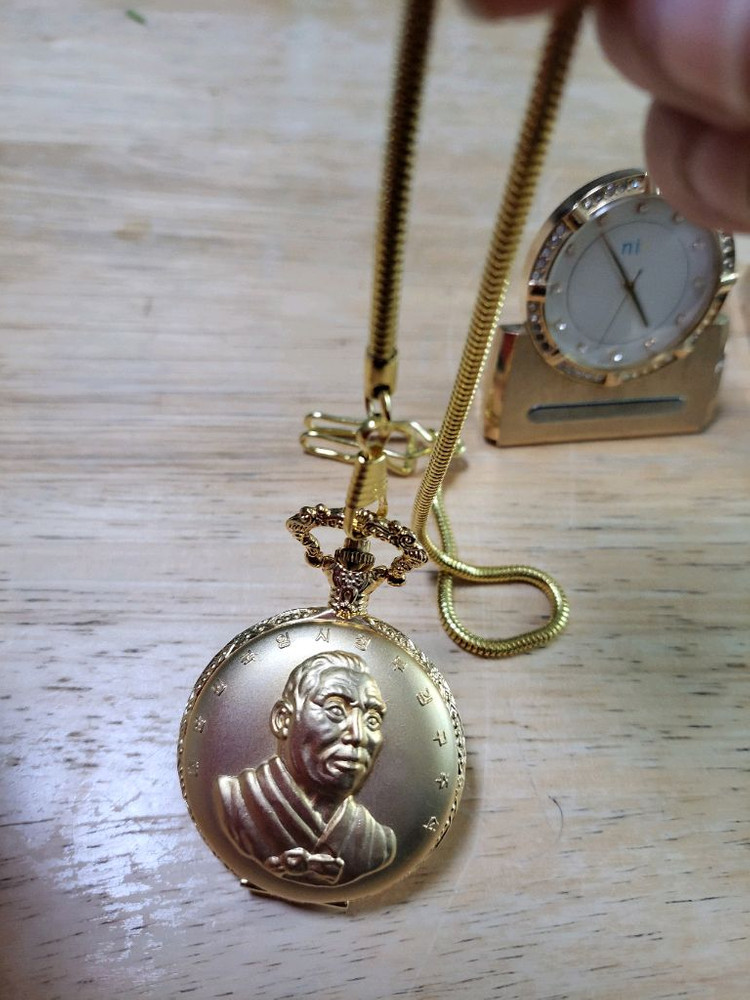 백벞김구 선생 회중시계, 국정원,탁상시계 이미지