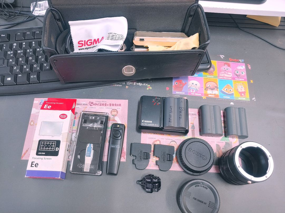 풀프레임 DSLR 카메라 + 렌즈 세트 이미지